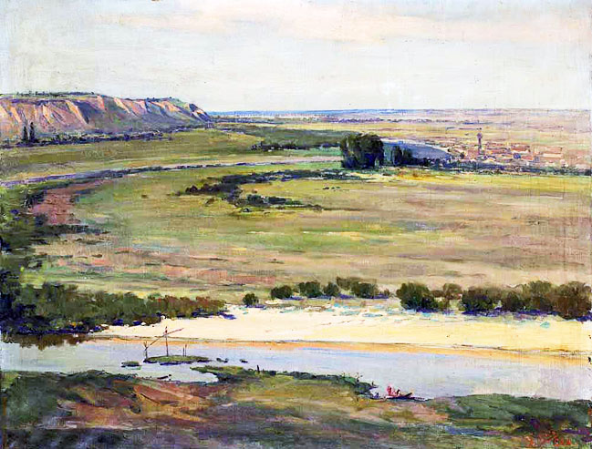 «Простір». 1956. Полотно, олія